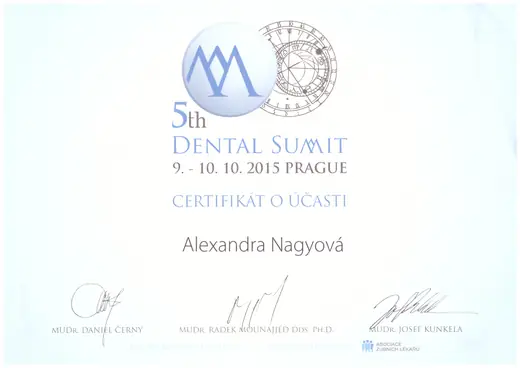5. Dental Summit – Praha, 2015